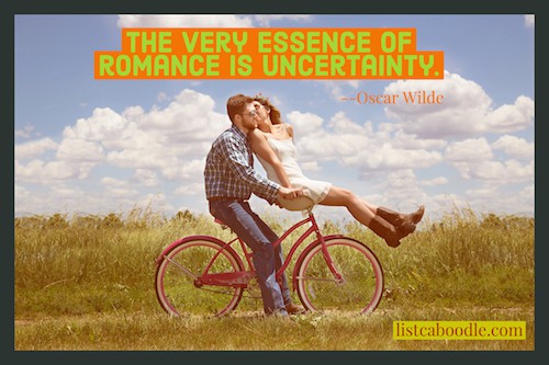 romance is uncertainty meme