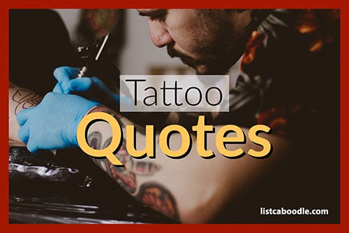 Tattoo Quotes