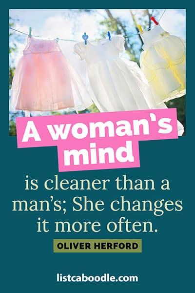 Woman's mind quote