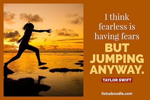 Taylor Swift fearless quote