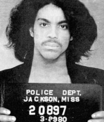 Prince famous mugshot