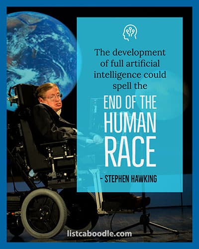 Stephen Hawking warning quote