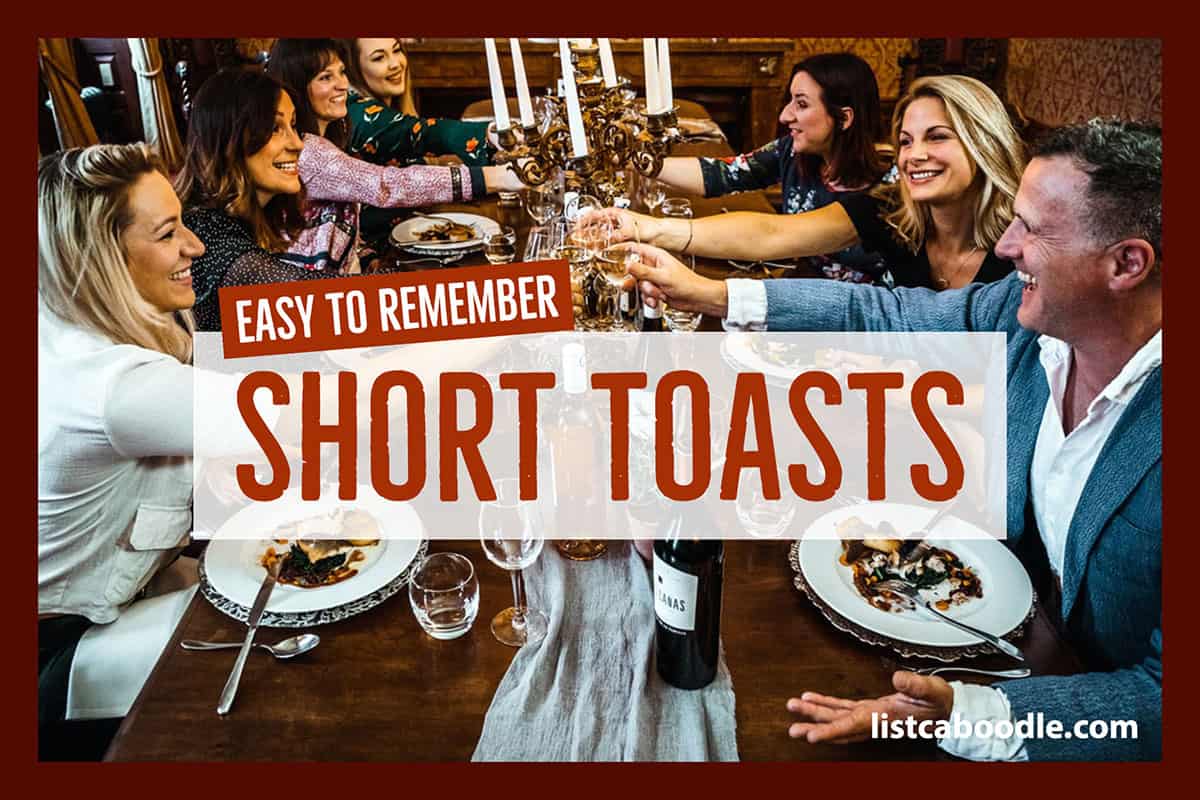 211+ Short Toasts, Cheers & Sayings You'll Remember