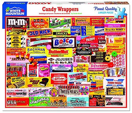 Candy wrappers best jigsaw puzzles image