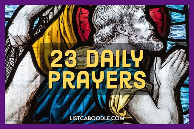 23 Inspirational daily prayers image