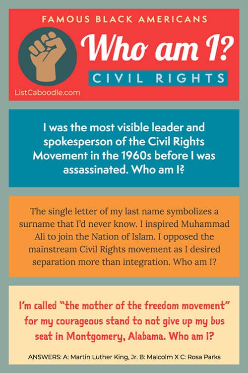Civil rights Black History Facts Quiz image