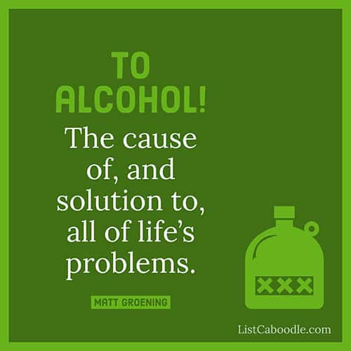 Alcohol quote image