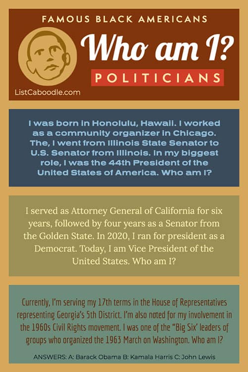 Famous black politicians