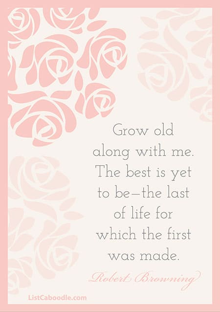 Robert Browning marriage quote