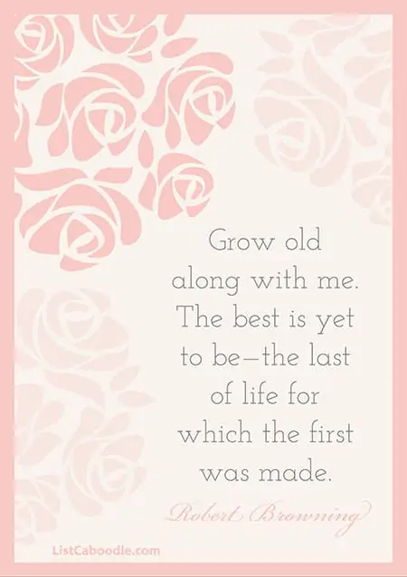 Robert Browning marriage quote