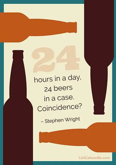 Stephen Wright beer quote