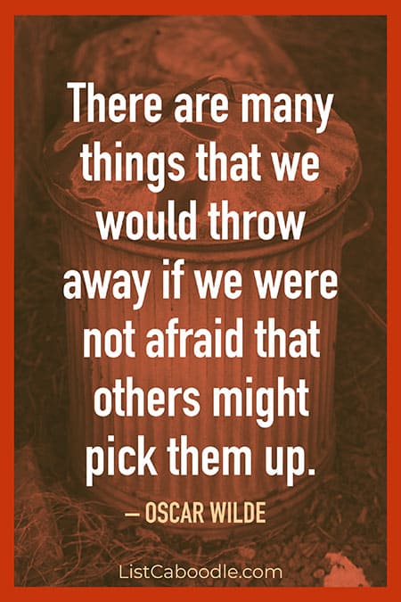 Throw away quote