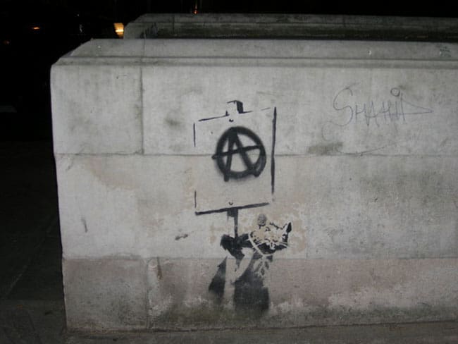 Anarchy Rat by Banksy