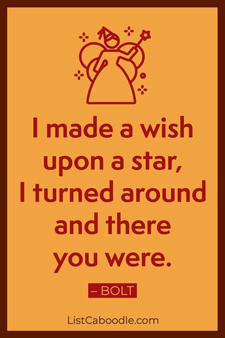 Wish upon a star quote
