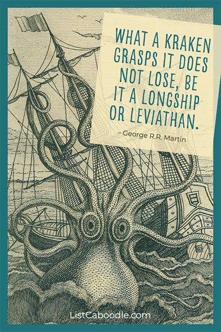 Kraken quote by George R.R. Martin