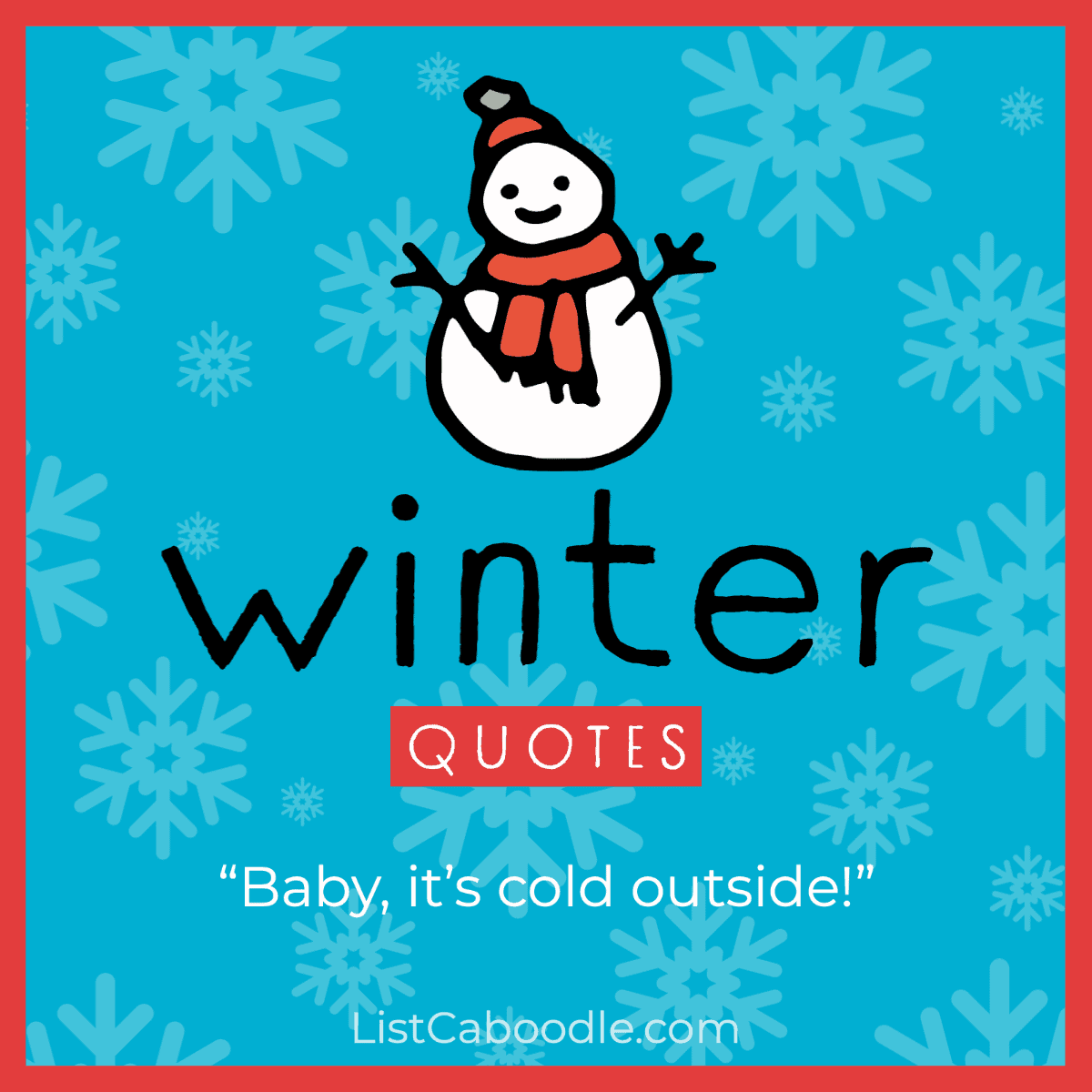 Winter quotes image