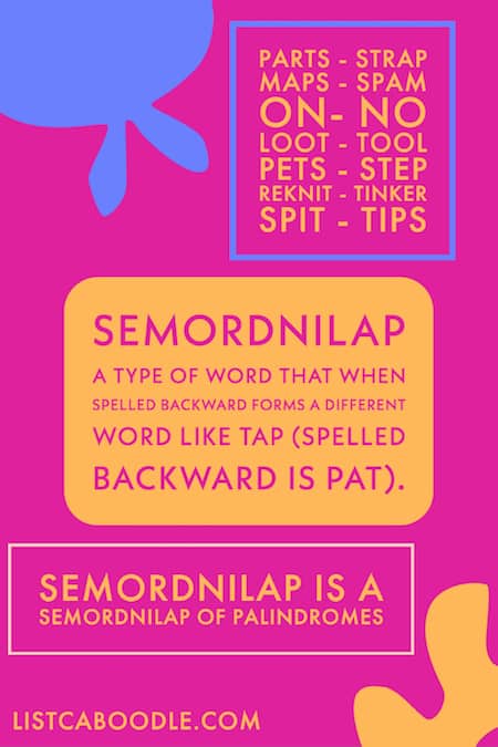 Semordnilap Meaning, List of Examples, Fun Facts (That Deliver!)