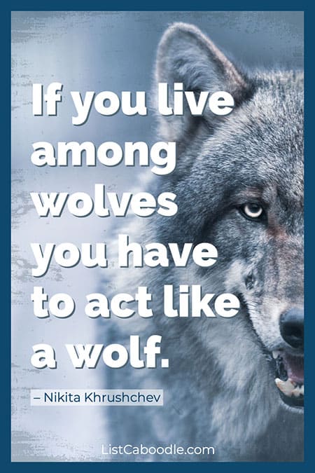 Wolf Pack Sayings