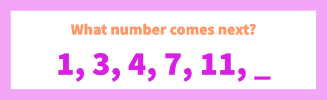 Number Sequence Puzzles easy.