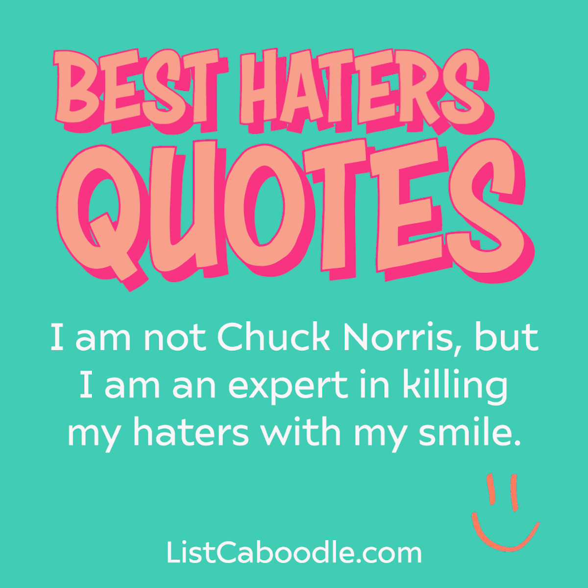 Best haters quotes.