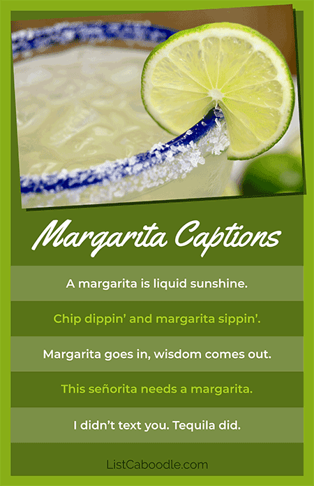 Margarita captions