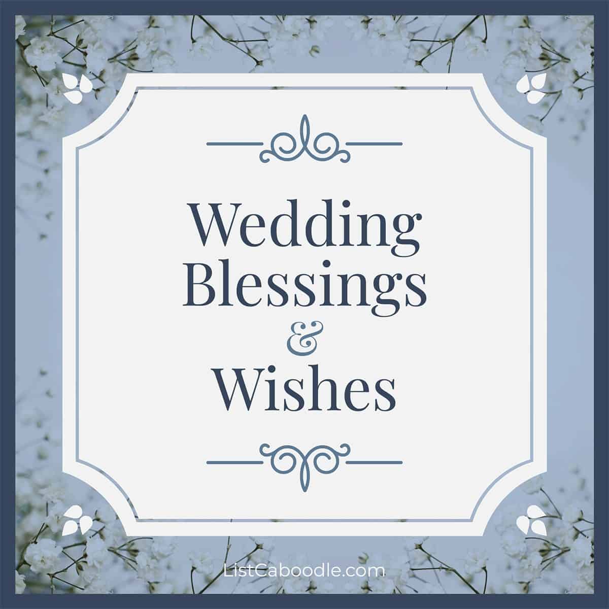 wedding blessings wishes