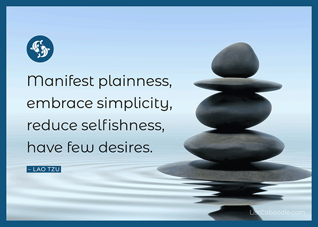 Lao Tzu simplicity quote