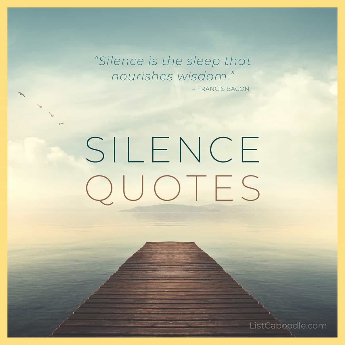 silence quotes