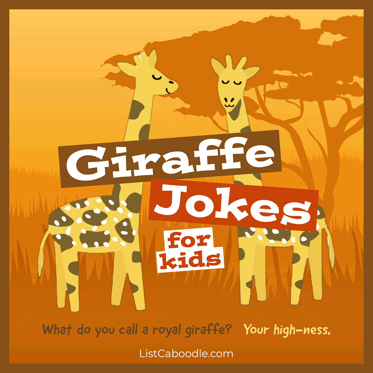 giraffe jokes for kids