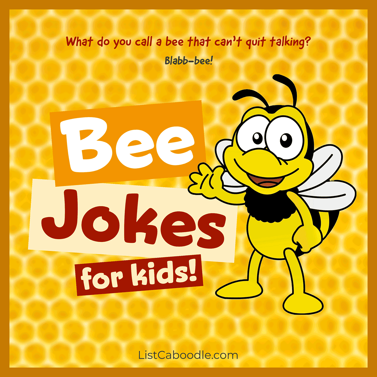bee jokes for kids