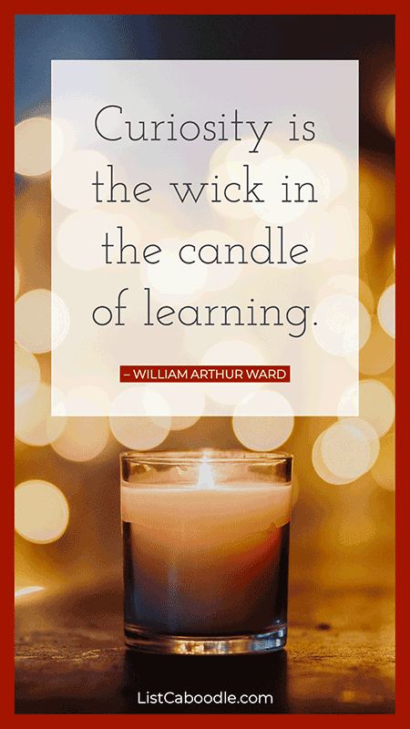 William Arthur Ward learning quote