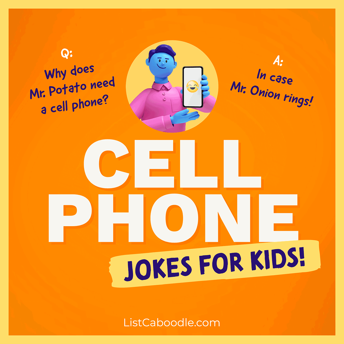 cell phone jokes for kids