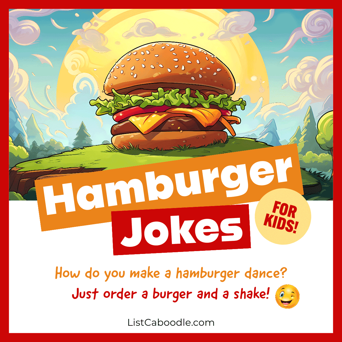 hamburger jokes for kids