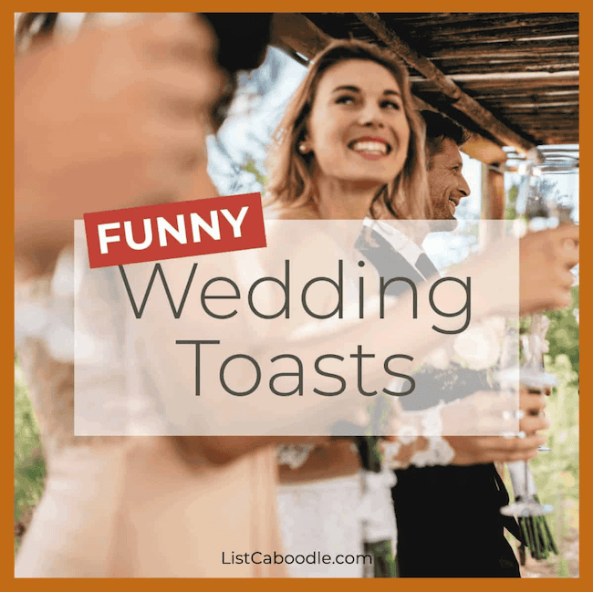 funny wedding toasts to share.