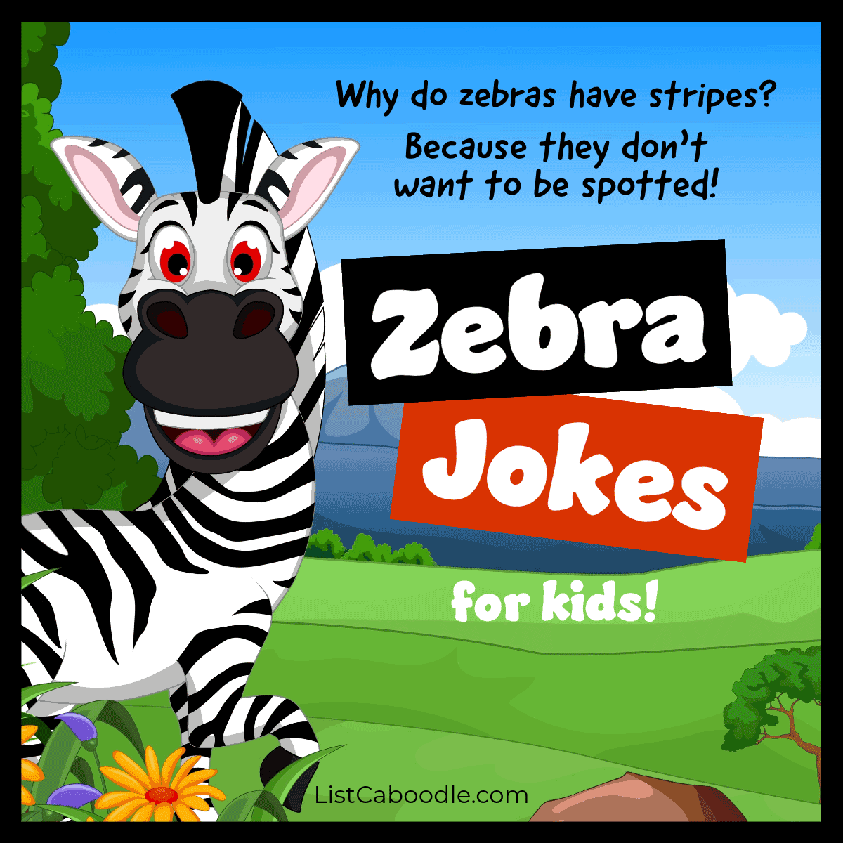 zebra jokes for kids