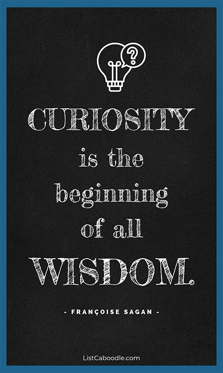Quote about curiosity by Sagan