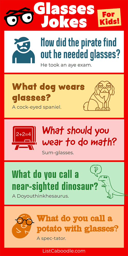 More funny glasses jokes for kids