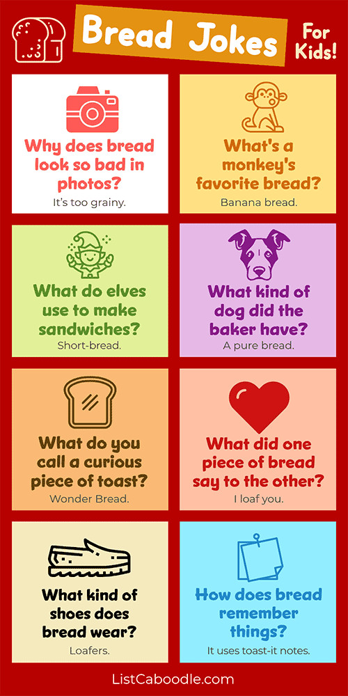 More funny bread jokes for kids