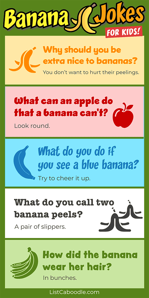 More funny banana jokes for kids