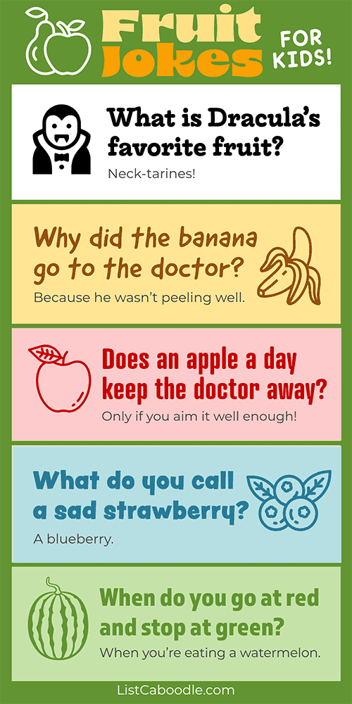 More funny fruit jokes for kids