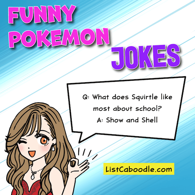 Funny Pokemon Jokes For Kids.