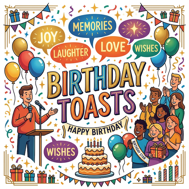 Best Birthday Toasts.