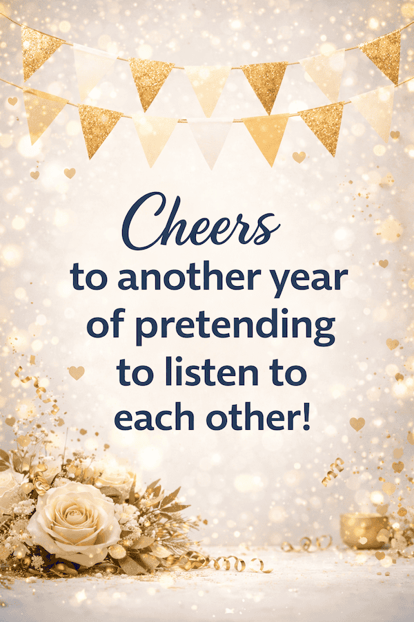 Cheers to another year of love.