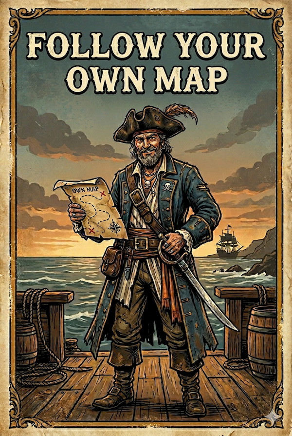 Follow Your Own Map.