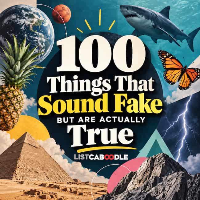 Amazing Things That Are Actually True.