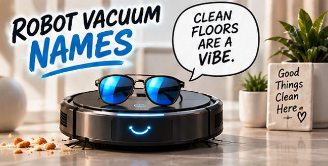 Cute Robot Vacuum Names.