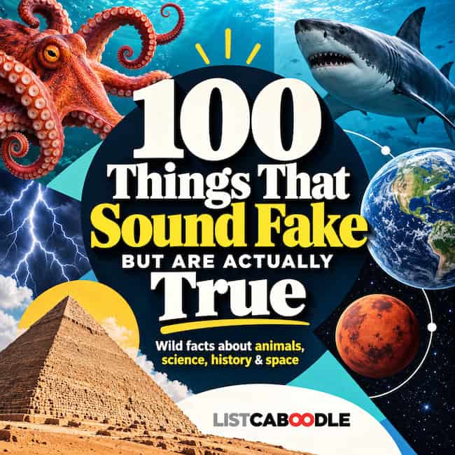 Wild facts about space, history, and technology.