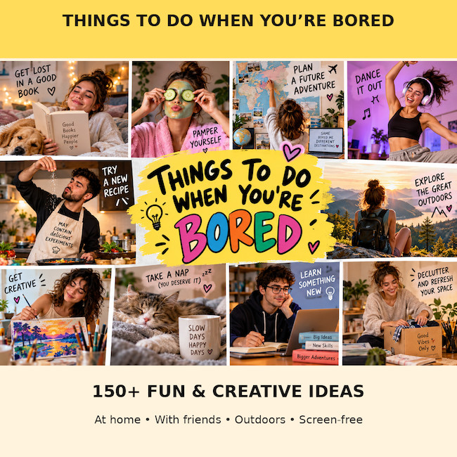 Bust out of your boredom ideas.